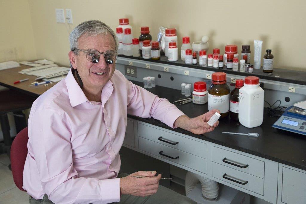 Dr Jeff at his onsite dental lab